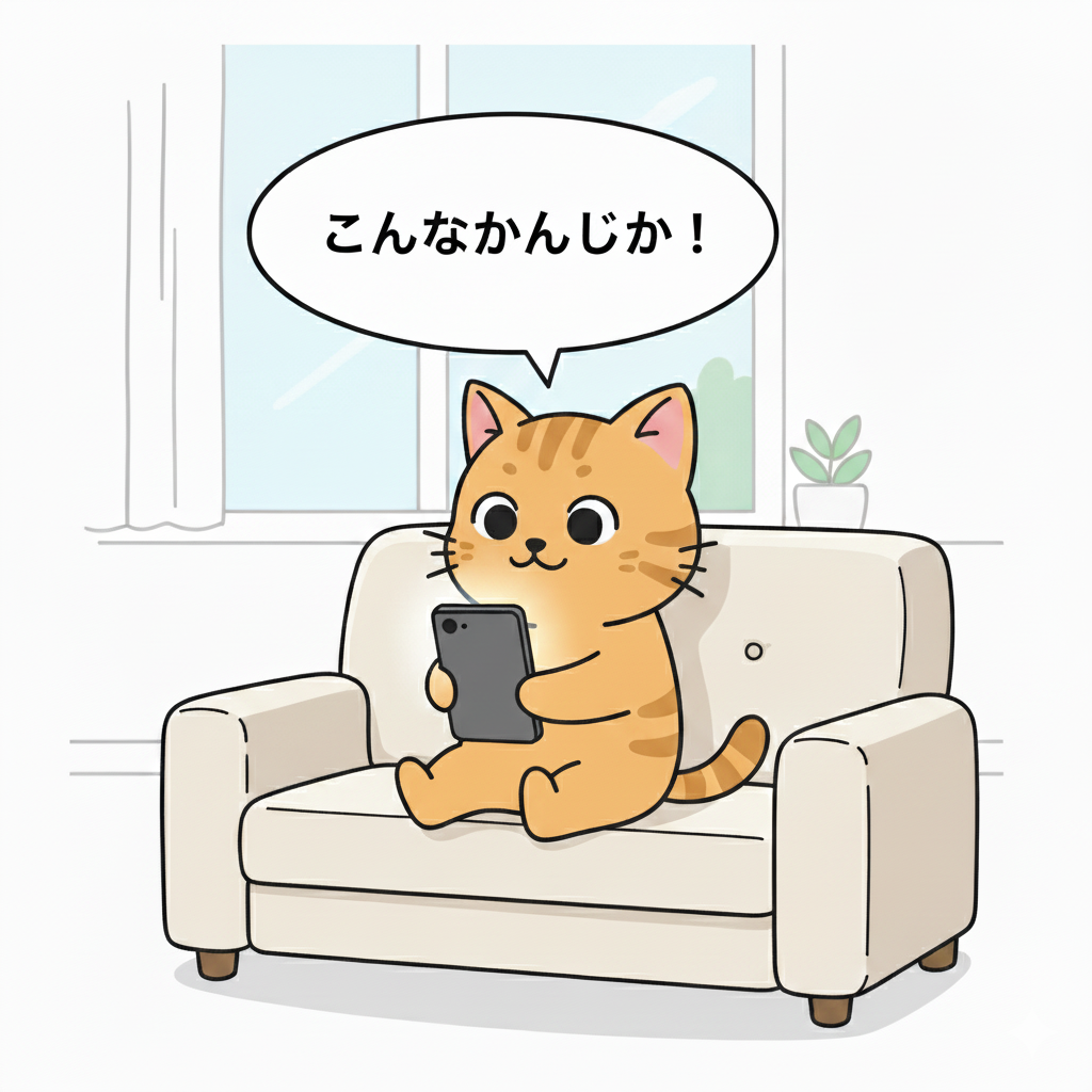 家にいる猫